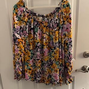 Floral Off-Shoulder Women Top